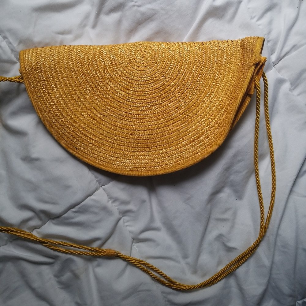 Vintage italian straw bag